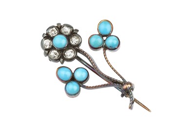 Lot 30 - A late Victorian/Edwardian turquoise and...