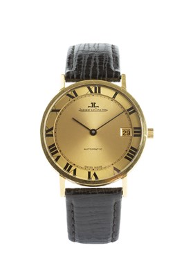 Lot 213 - An 18ct gold automatic wristwatch by...