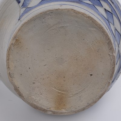 Lot 110 - An 18th century Westerwald stoneware jug with...