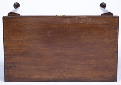 Lot 58 - A George III mahogany single drawer side table...