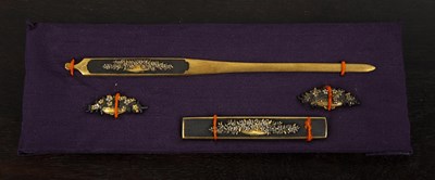 Lot 558 - Set of fittings Japanese, Edo period 19th...