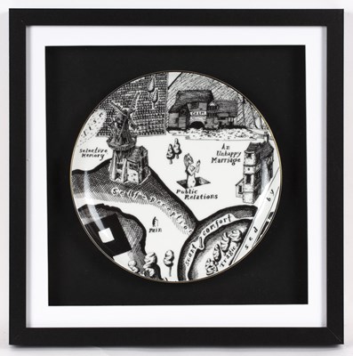 Lot 894 - Grayson Perry (b.1960) Map of Days plate...