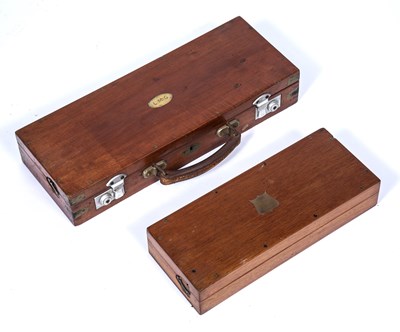 Lot 129 - A Victorian cased set of surgeons instruments...