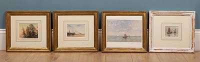 Lot 193 - Alfred Theodore Joseph Bastienne (b.1873-d.1955), four watercolour and gouache paintings