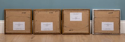 Lot 193 - Alfred Theodore Joseph Bastienne (b.1873-d.1955), four watercolour and gouache paintings