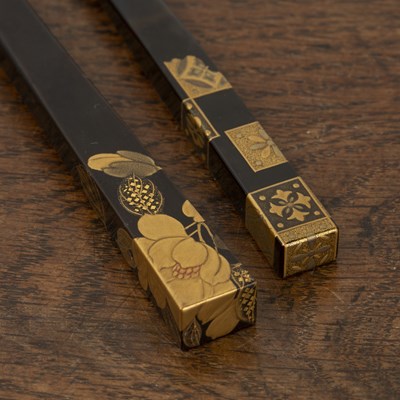 Lot 610 - Tortoiseshell ladies hairpin Japanese, late...