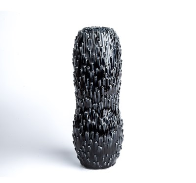 Lot 726 - Jonathan Wade (b.1973) Textured tall vessel,...