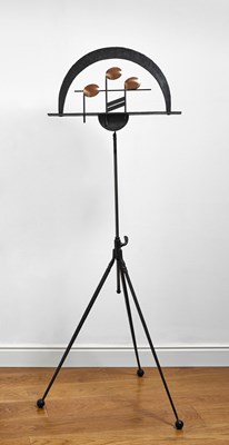 Lot 733 - John Creed (Contemporary) Music stand forged...