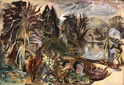 Lot 287 - Katharine Church (1910-1999) Stourhead, 1952...