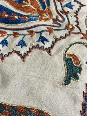 Lot 445 - A silk suzani