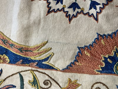 Lot 445 - A silk suzani