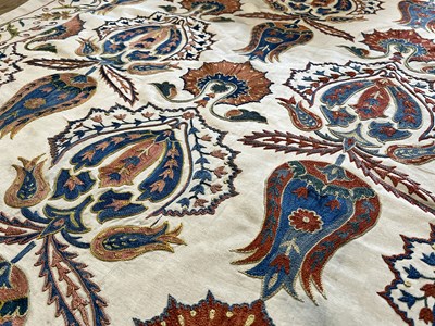 Lot 445 - A silk suzani