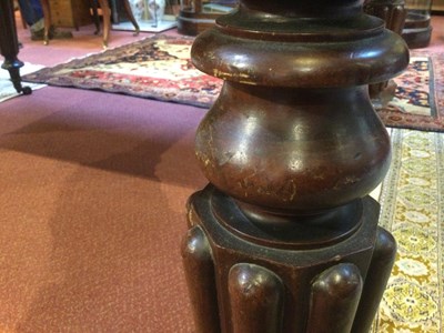 Lot 150 - A William VI mahogany library table with a...