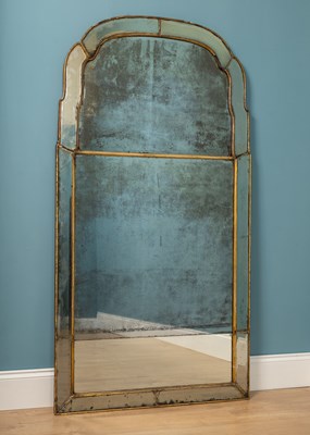 Lot 392 - A large Queen Anne wall mirror