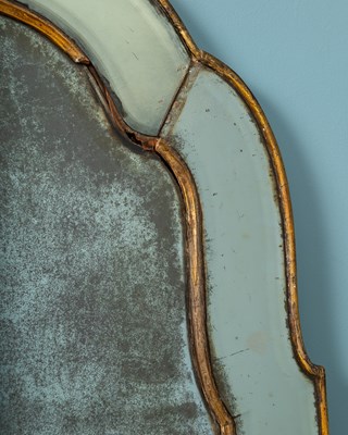 Lot 392 - A large Queen Anne wall mirror