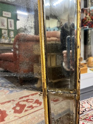 Lot 392 - A large Queen Anne wall mirror