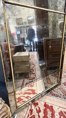 Lot 392 - A large Queen Anne wall mirror