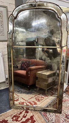 Lot 392 - A large Queen Anne wall mirror