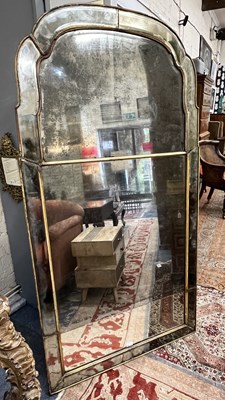 Lot 392 - A large Queen Anne wall mirror