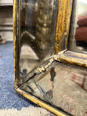 Lot 392 - A large Queen Anne wall mirror