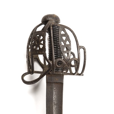 Lot 172 - An unusual 18th-century Scottish sword with a...