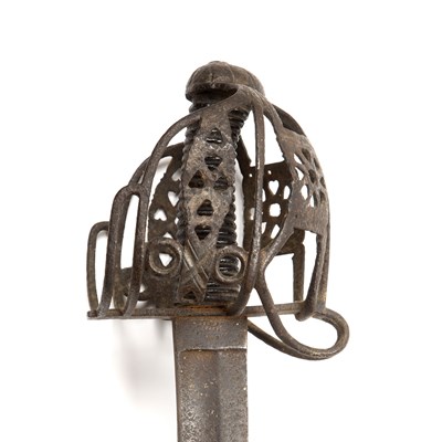Lot 172 - An unusual 18th-century Scottish sword with a...