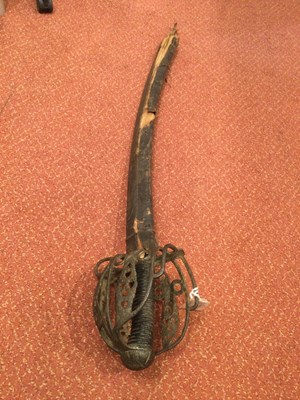 Lot 172 - An unusual 18th-century Scottish sword with a...