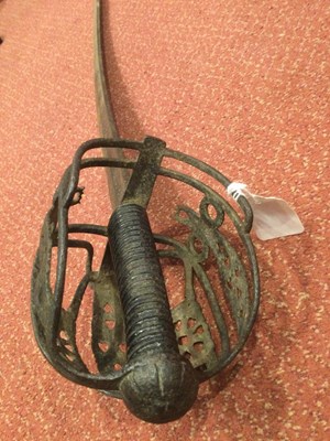 Lot 172 - An unusual 18th-century Scottish sword with a...