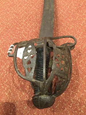 Lot 172 - An unusual 18th-century Scottish sword with a...