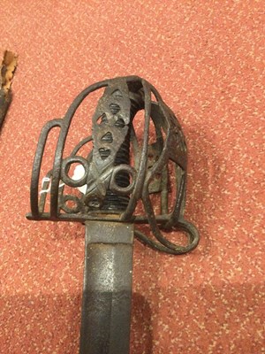 Lot 172 - An unusual 18th-century Scottish sword with a...