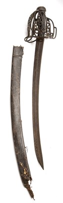Lot 172 - An unusual 18th-century Scottish sword with a...