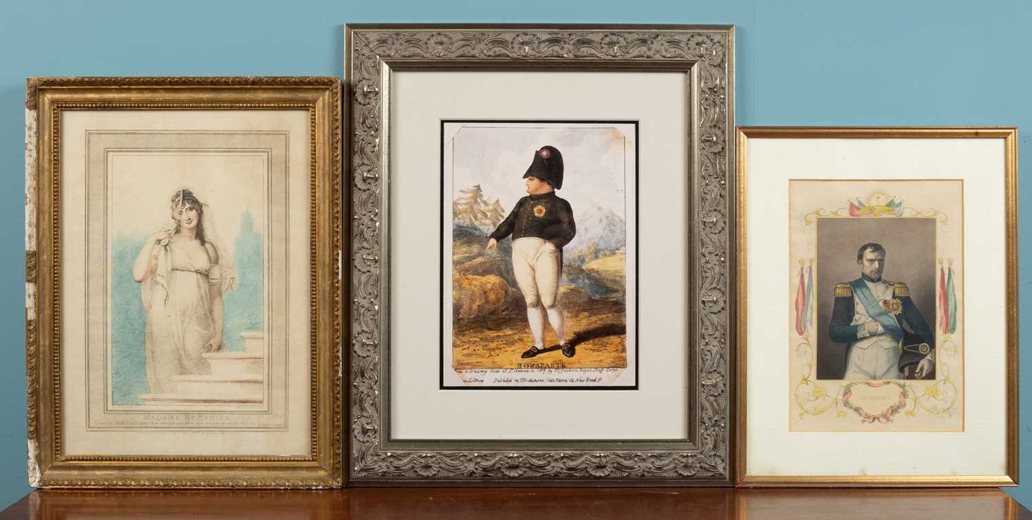 Lot 47 - Two Framed Pictures Of Napoleon Bonaparte,