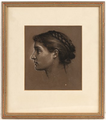 Lot 309 - Sir Edward John Poynter (1836-1919) Head of a...