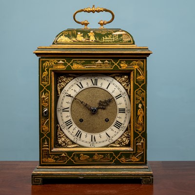 Lot 27 - An 18th century style table clock