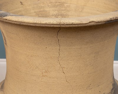 Lot 38 - A Cypriot terracotta jar