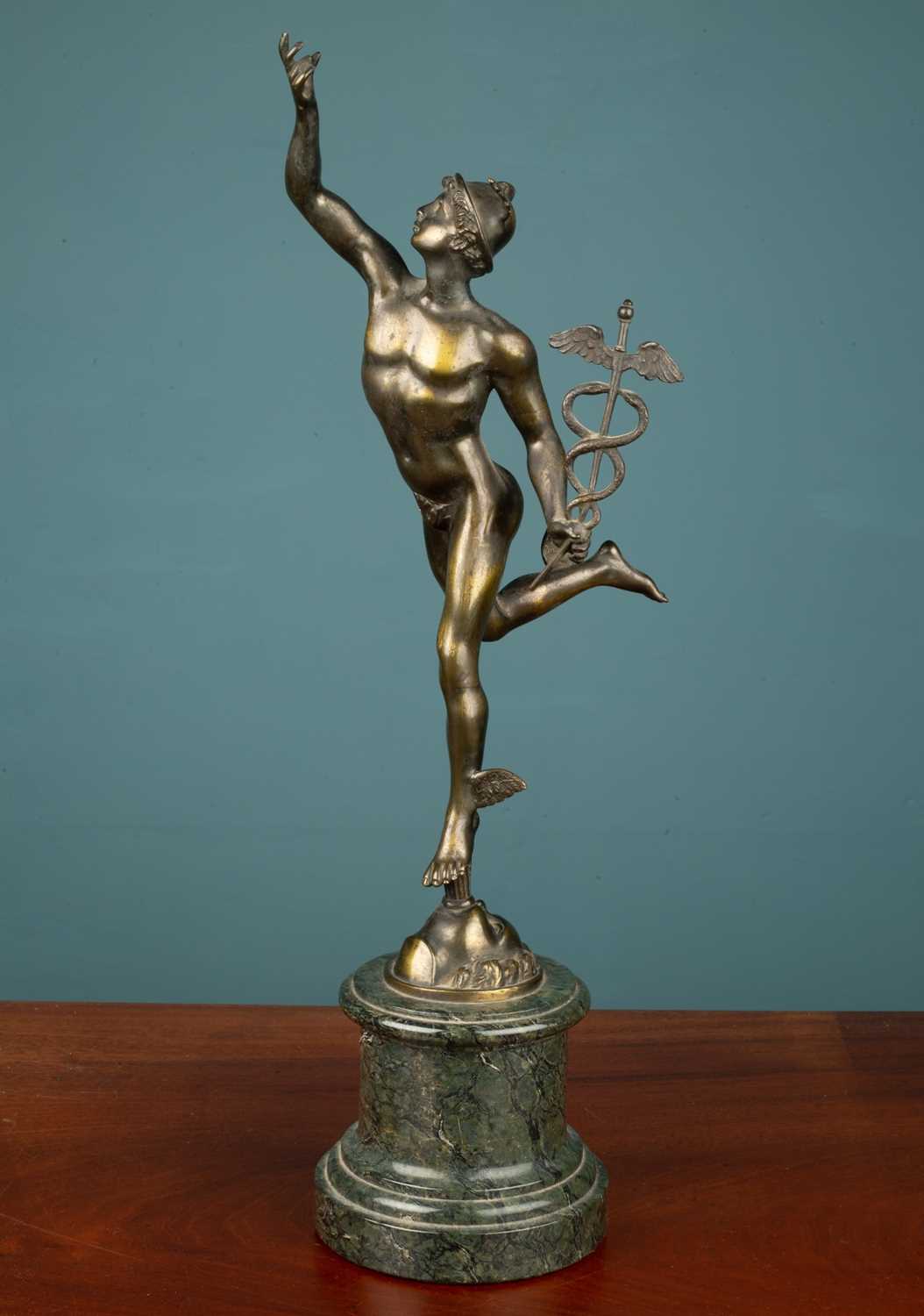 Lot 15 - A 19th century sculpture of Mercury