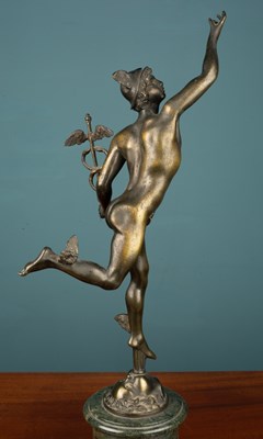 Lot 15 - A 19th century sculpture of Mercury