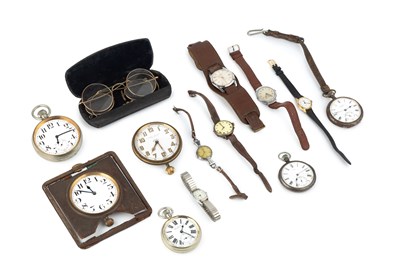 Lot 204 - A collection of watches, to include a silver...