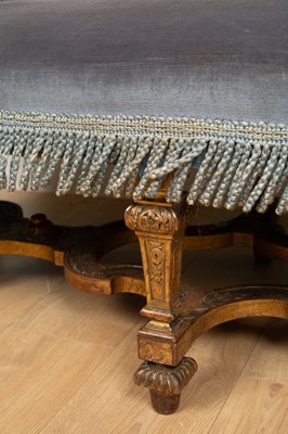 Lot 136 - An 18th century French style settee