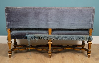 Lot 136 - An 18th century French style settee