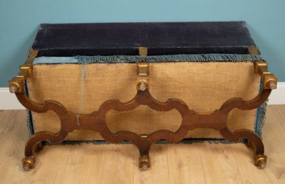 Lot 136 - An 18th century French style settee