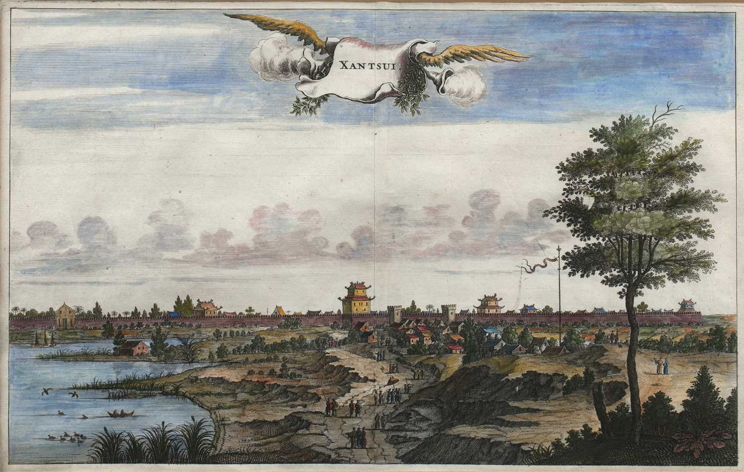 Lot 84 - Jan Nieuhoff (1618-1672) Four Eastern scenes,...