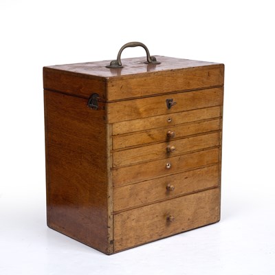 Lot 134 - An early 20th century mahogany medical cabinet...