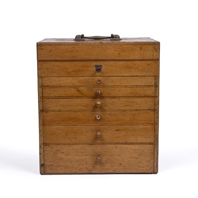 Lot 134 - An early 20th century mahogany medical cabinet...