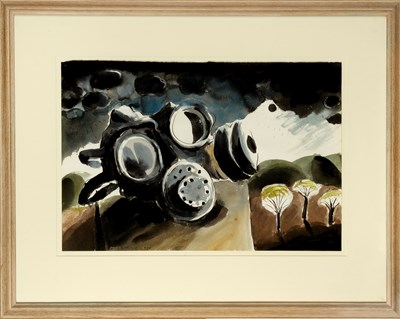 Lot 14 - Michael Cullimore (1936-2021) Gasmask, 1986...