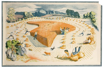 Lot 128 - John Northcote Nash (1893-1977) Harvesting...