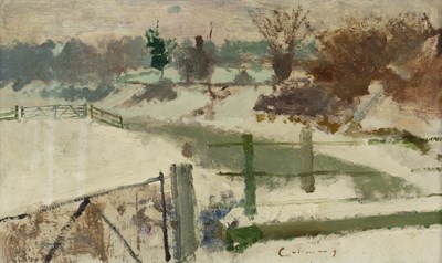 Lot 71 - Fred Cuming (1930-2022) Winter Landscape...