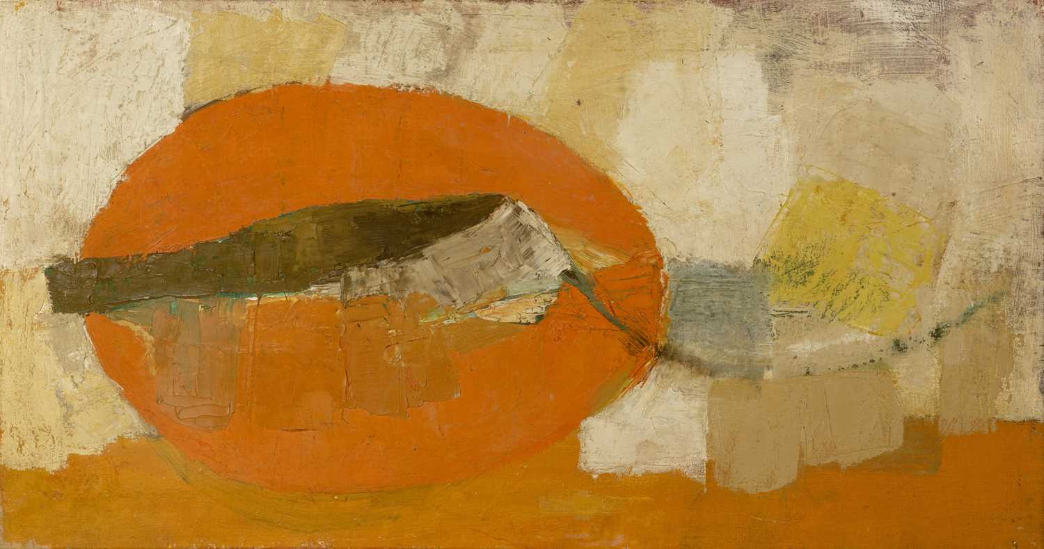 Lot 11 - Elizabeth Dun (1923-1995) Orange Fish signed...