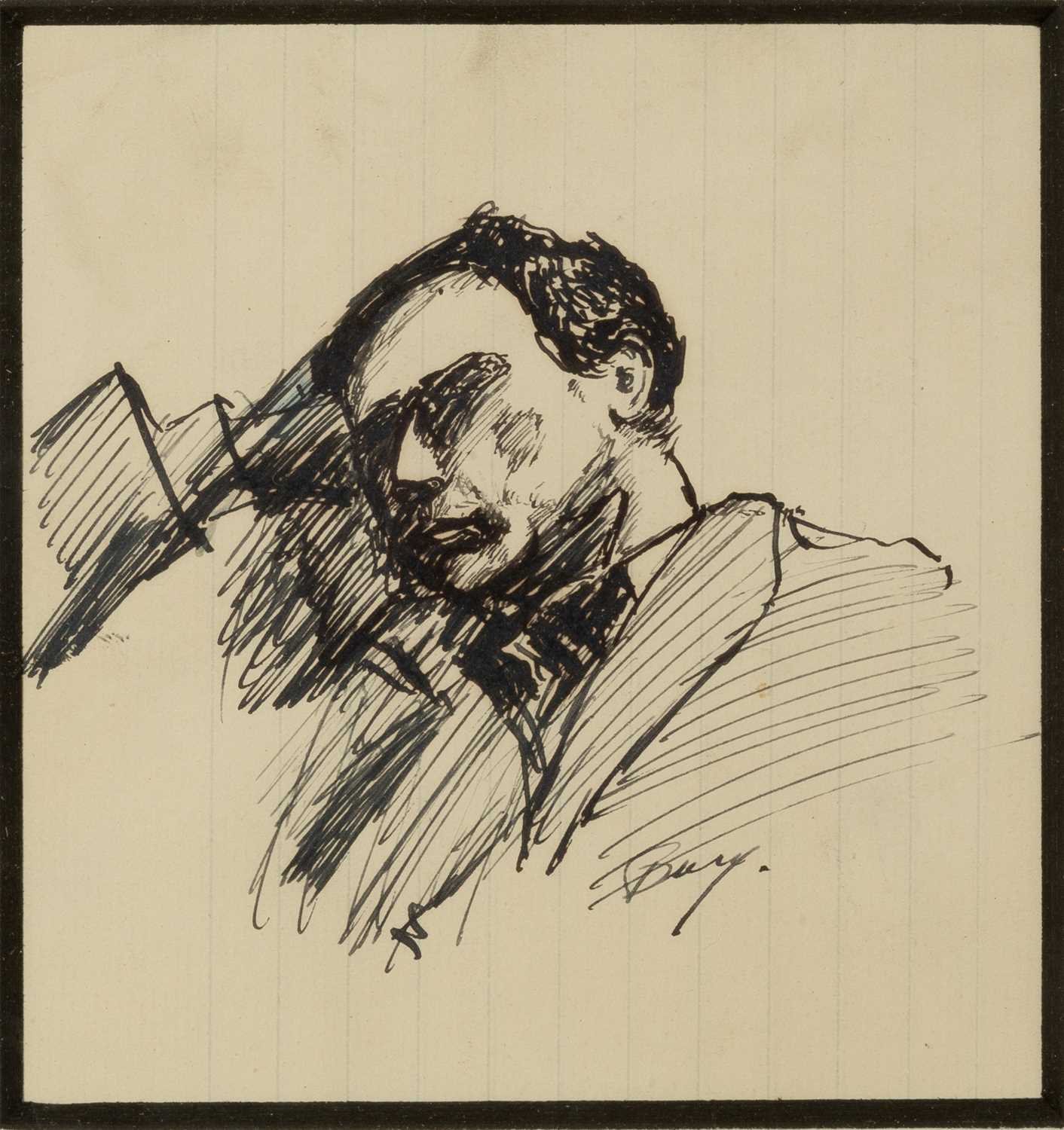 Lot 84 - David Garnett (1892-1981) Portrait of a Man,...