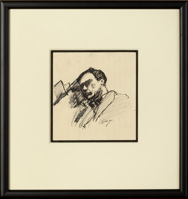 Lot 84 - David Garnett (1892-1981) Portrait of a Man,...